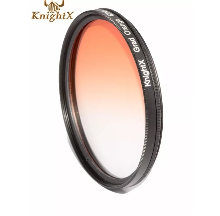 67mm เลนส์ ฟิลเตอร์ สีส้ม