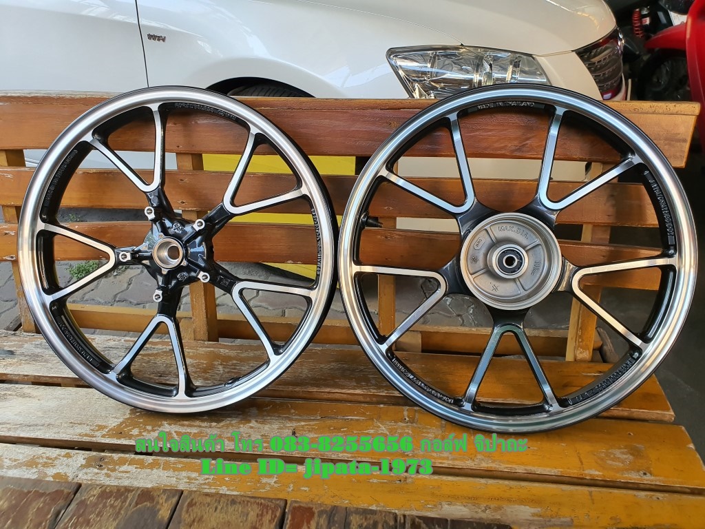 (Supercub 125) ชุดวงล้อแม็กหน้า-หลัง Honda Supercub 125 i แท้ (สินค้าตำหนิ)