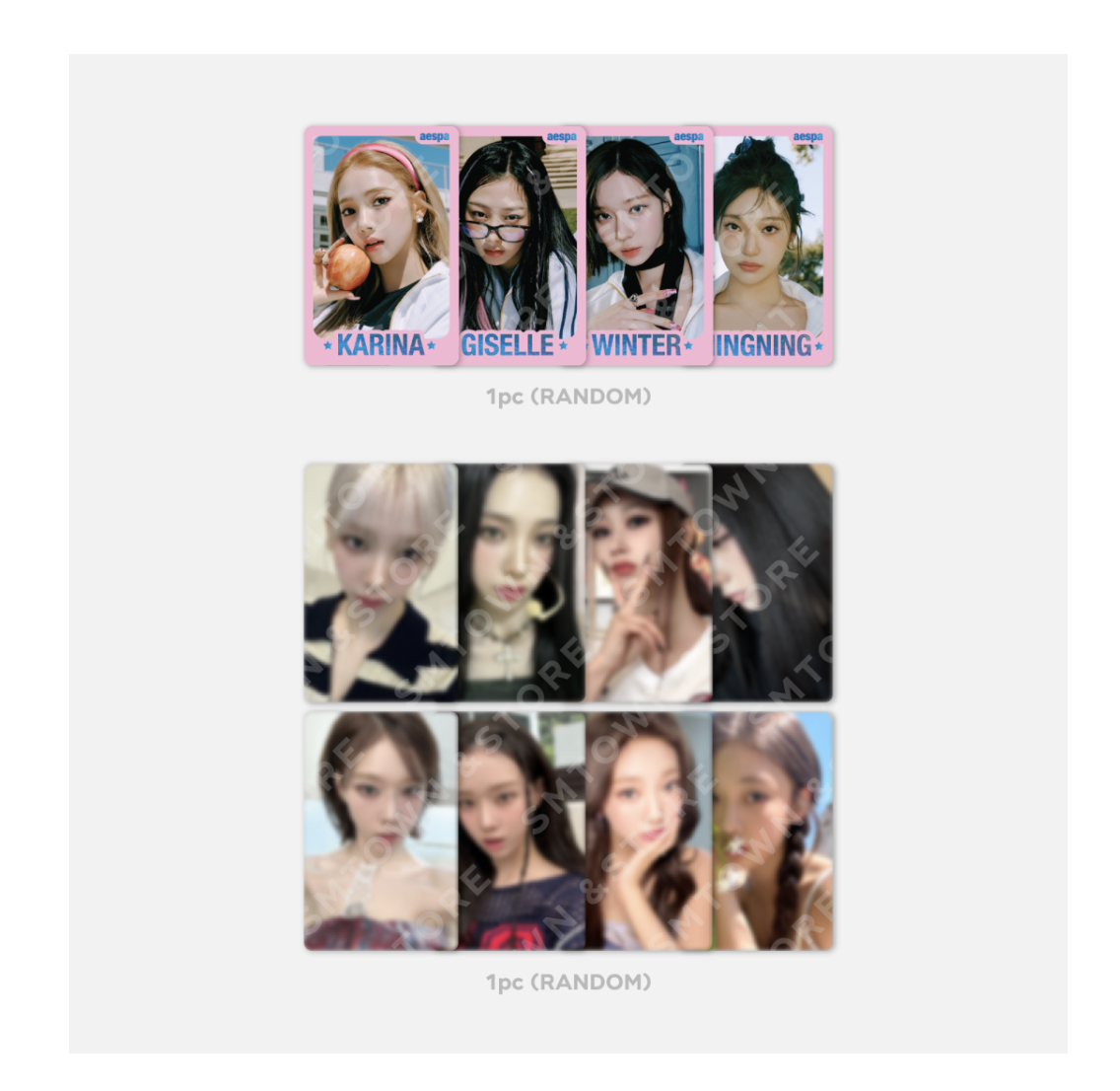 aespa - aespa The 3rd mini Album - 'MY WORLD' OFFICIAL MD - ของะสะสม -RANDOM TRADING CARD SET A สุ่ม