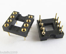 8-pin Socket (DIP-8) Gold-Plated