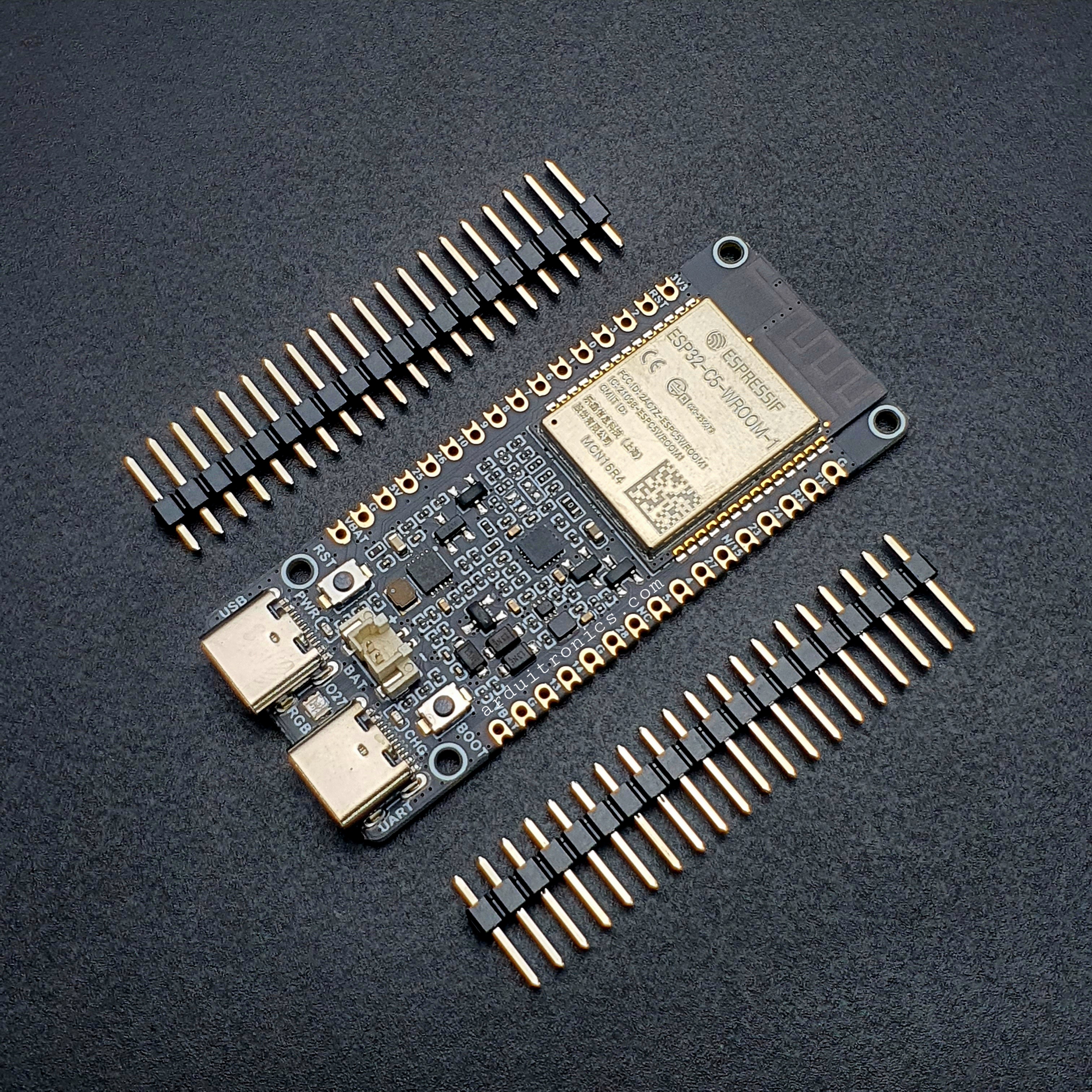 ESP32-C5 Dual-Band Wi-Fi 6 Development Board, 240MHz RISC-V Processor, ESP32-C5-WROOM-1 Series Module, Multi-Protocol RISC-V MCU - ยังไม่บัดกรี (แท้จาก WaveShare)