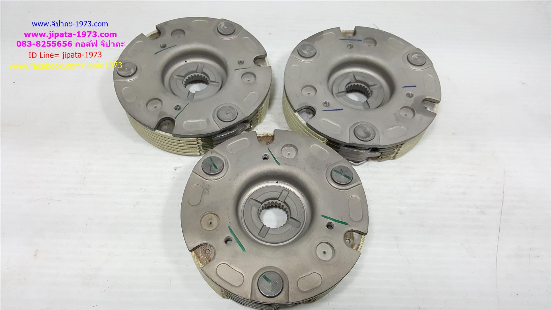 (Wave 125) ชุดผ้าคลัทช์แรงเหวี่ยง ชุดใหญ่ Honda Wave 125 i New (ปลาวาฬ) แท้