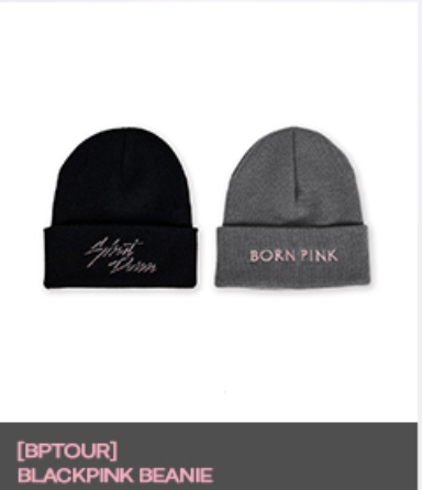 BLACKPINK - ของสะสมงานคอน BLACKPINK WORLD TOUR [BORN PINK] SEOUL - Beanie ระบุสี - ส่ง เครืองบิน