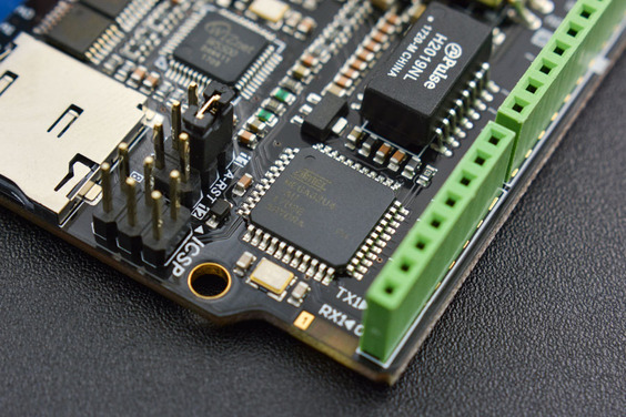 W5500 Ethernet with POE IOT Board (Arduino Compatible) - ของแท้ DFRobot