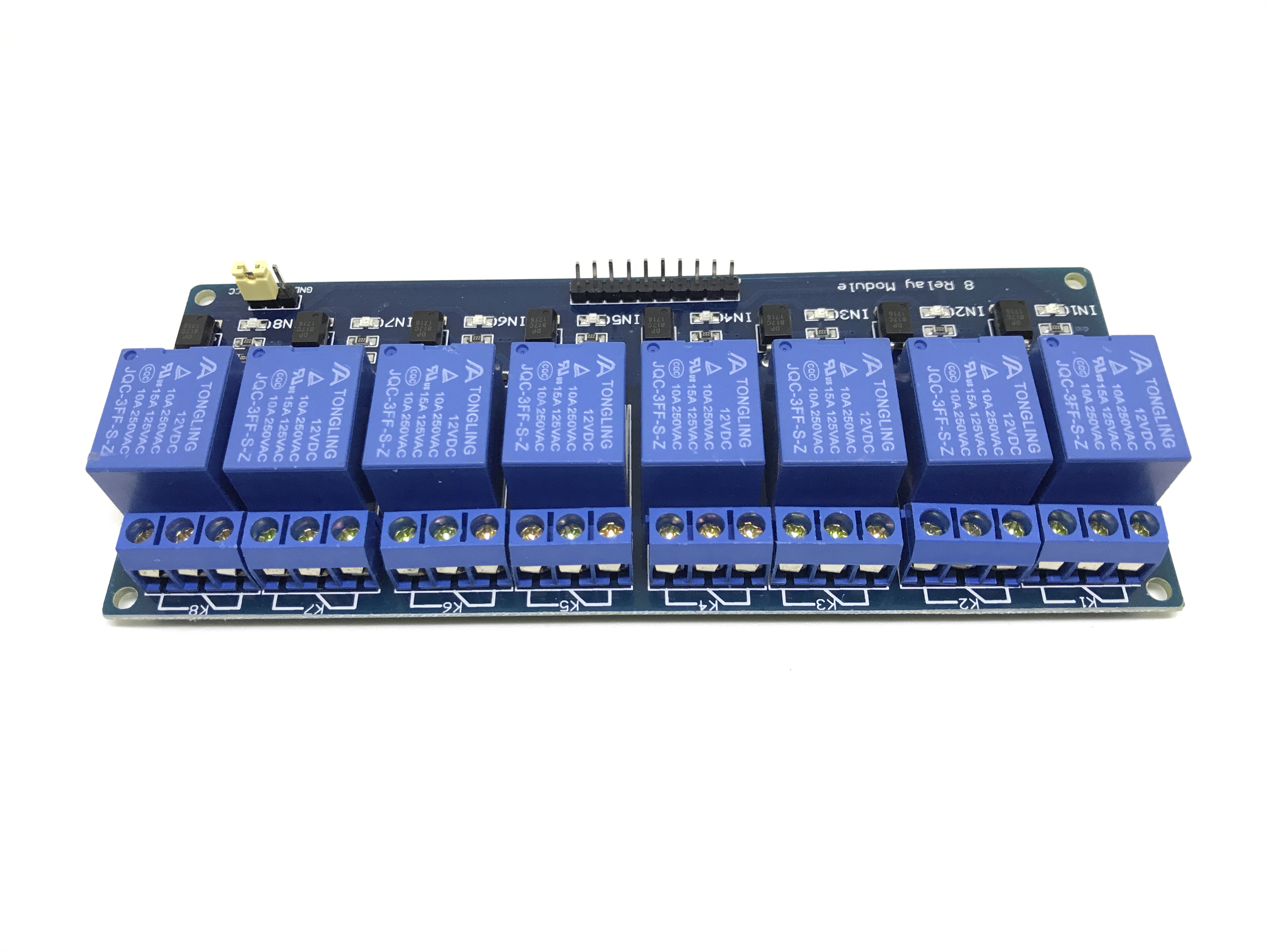 8 Channel Relay 12V 10A (Optocoupler) รีเลย์ 8 ช่อง