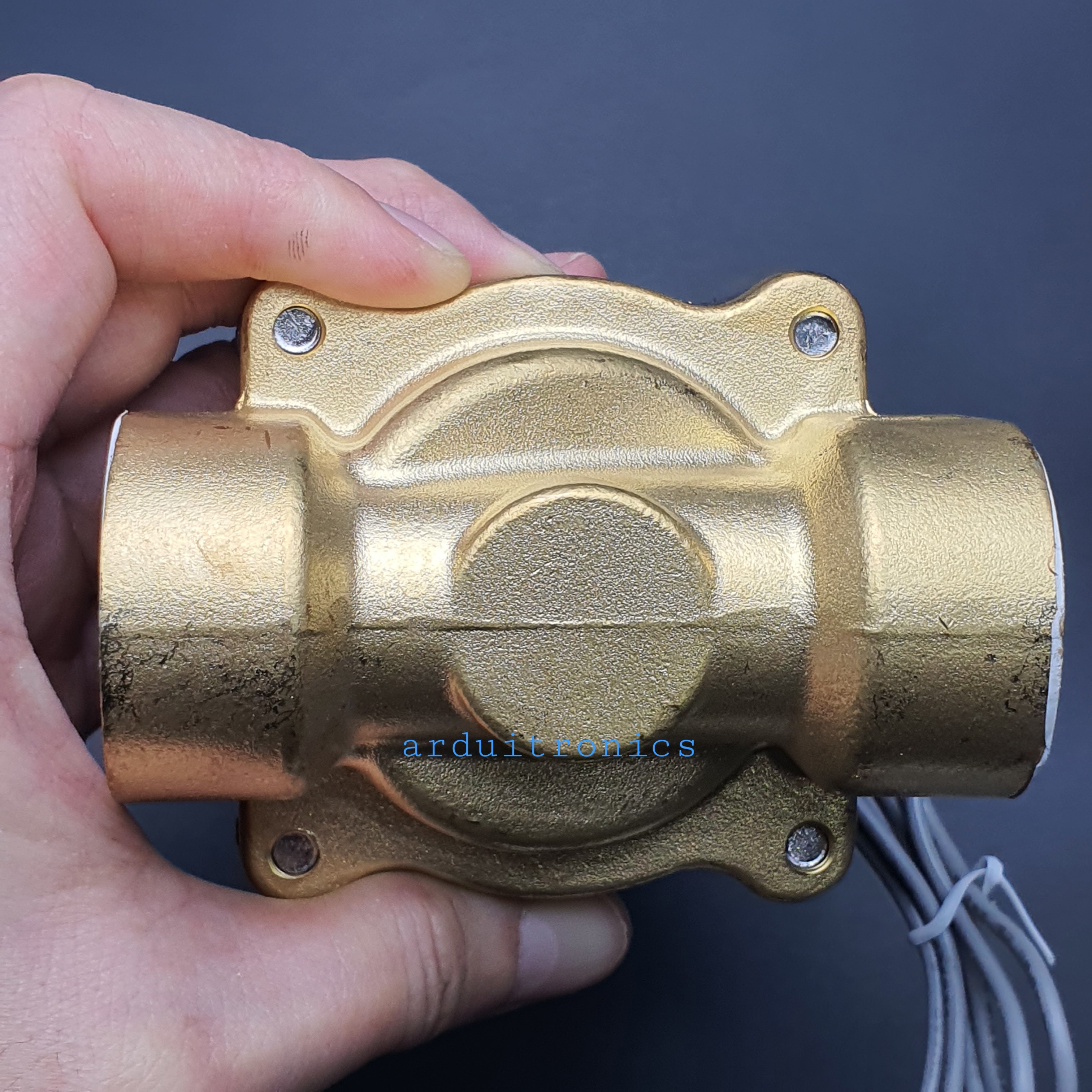 โซลินอยวาล์ว ทองเหลือง (Solenoid Valve Normally Closed) 8 หุน (1") 24VDC - ยี่ห้อ Senya 2W-250-25