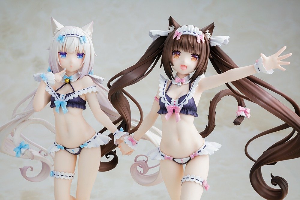 "Pre-Order" KDcolle 1/7 "Nekopara" Chocola & Vanilla Maid Swimsuit ver. KADOKAWA Special Set