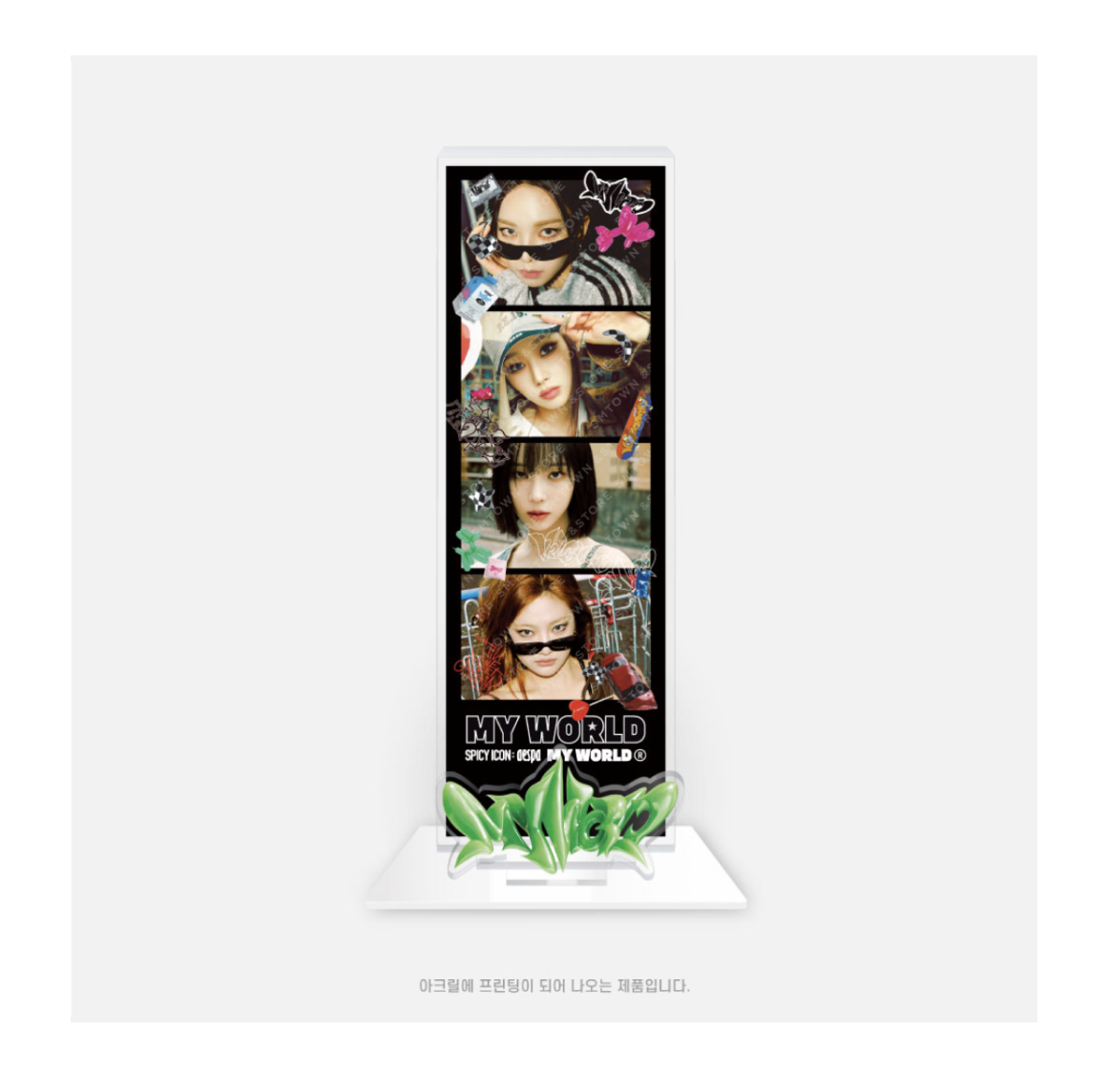 aespa - my world md - 4cut photo acrylic stand