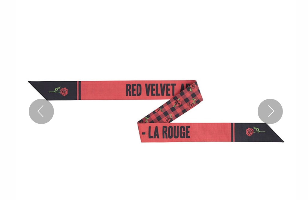 Red Velvet -ของงานคอน Red Velvet Arena Tour in JAPAN - La Rouge Official Goods -Ribbon scarf