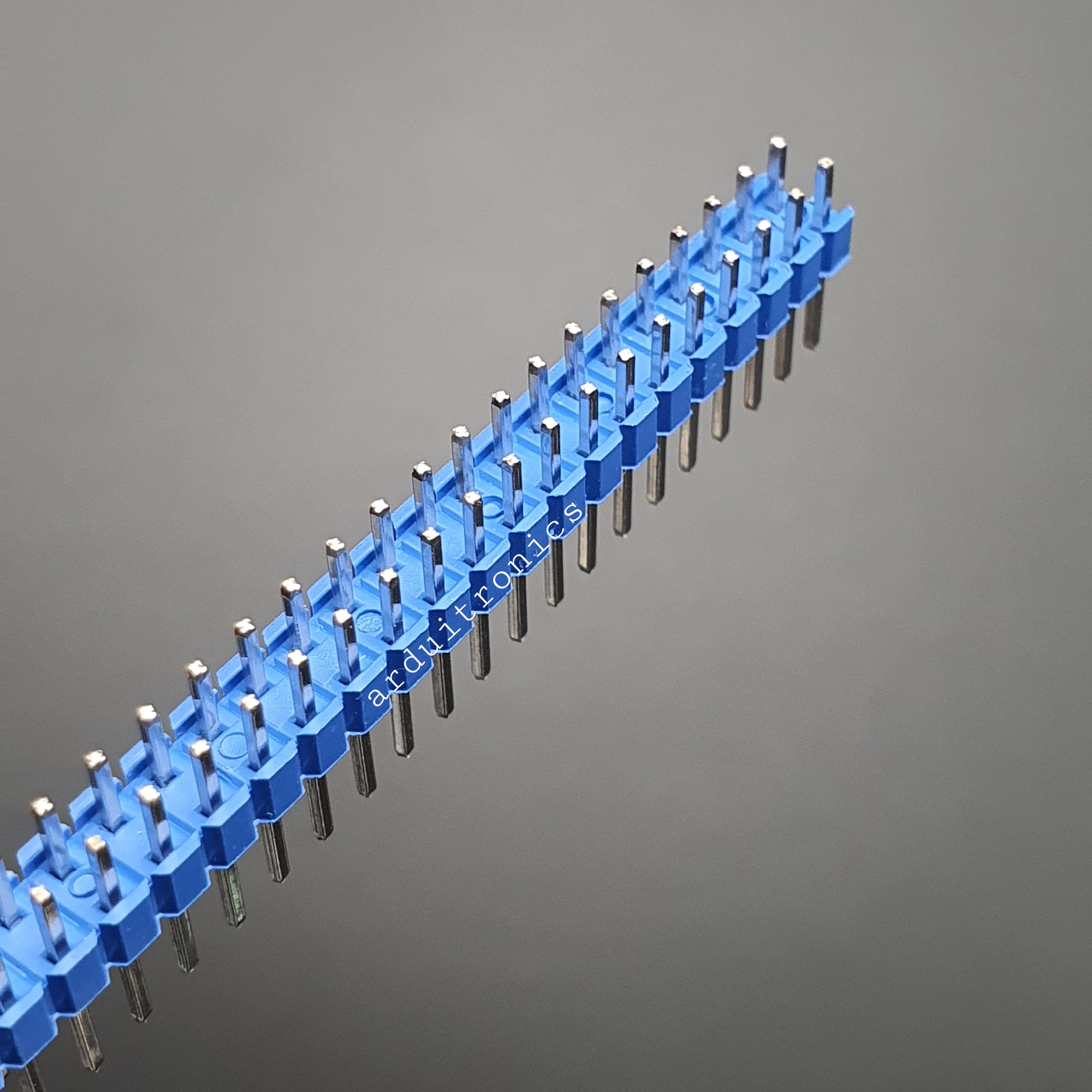 ก้างปลา 2x40P 2.54mm Pin Header Dip Straight Double Row 2X40 Pin สีน้ำเงิน