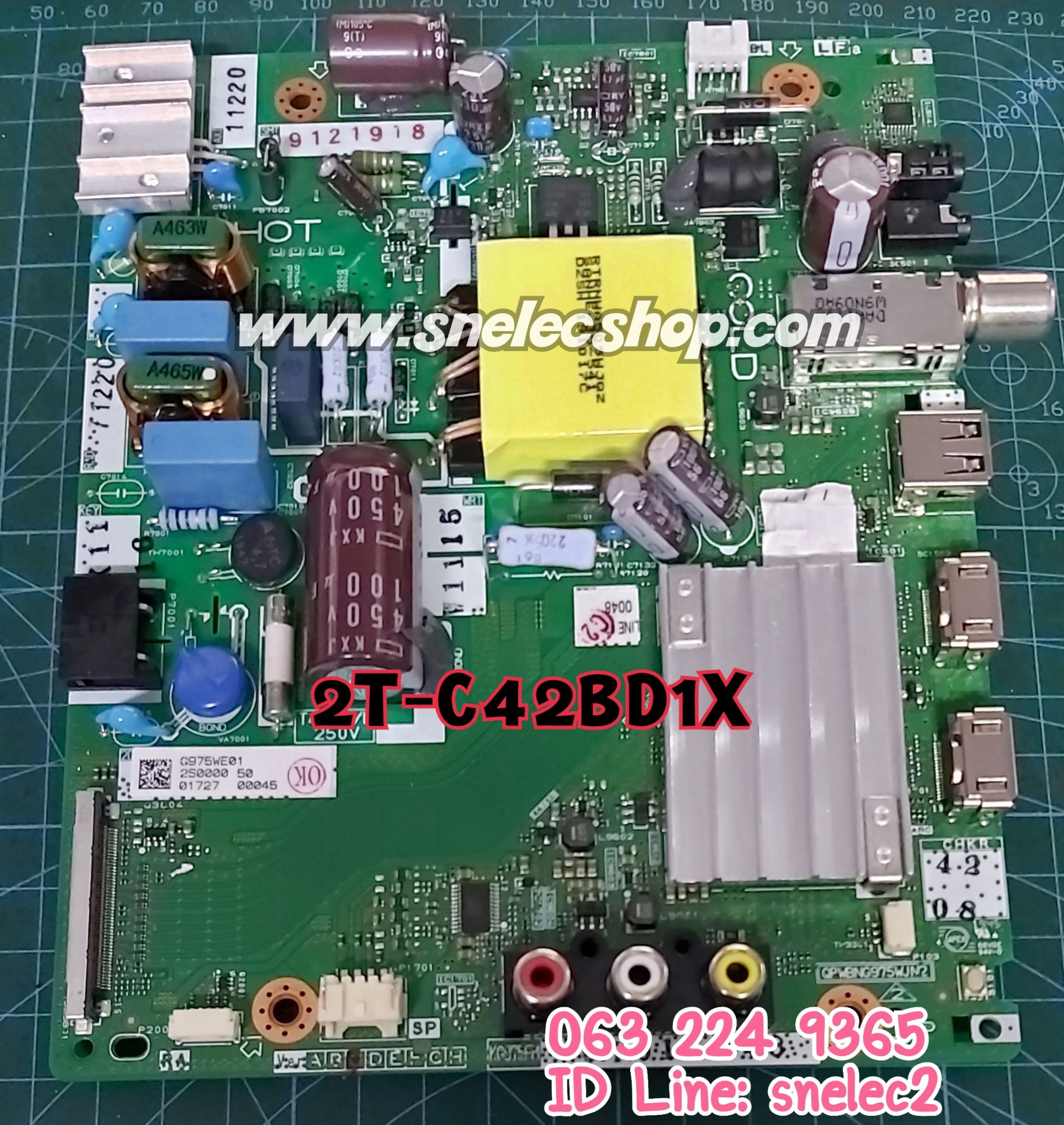 เมนบอร์ดชาร์ป รุ่น 2T-C42BD1X มือสองพร้อมใช้งาน