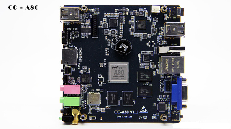 Cubieboard CC-A80 + Cubie Case+HDMI Cable+Antenna+Heat Sink+Power Adapter