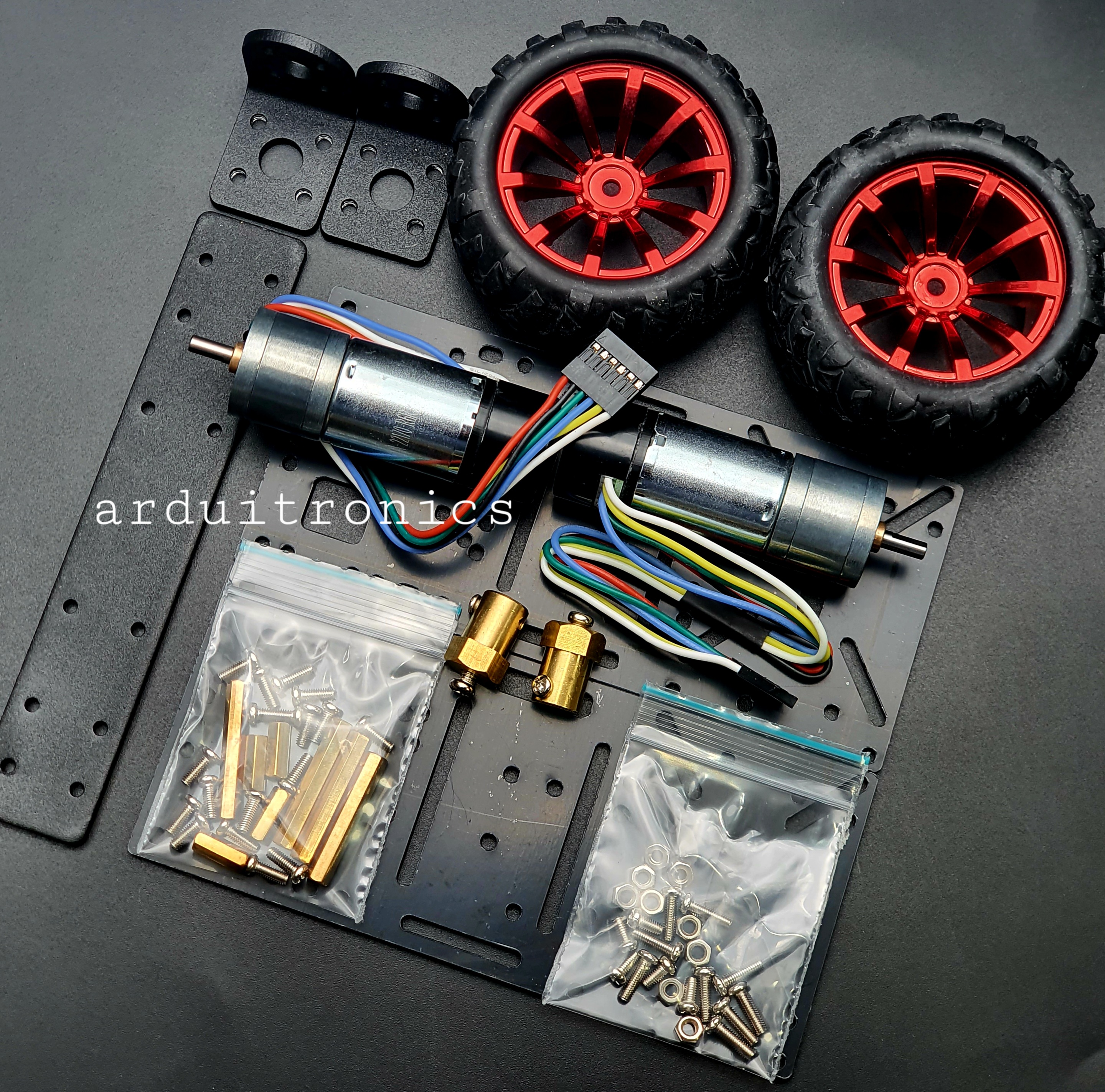 ชุดโครงหุ่นยนต์โรบอท บาลานซ์ พร้อมมอเตอร์ Balancing Robot