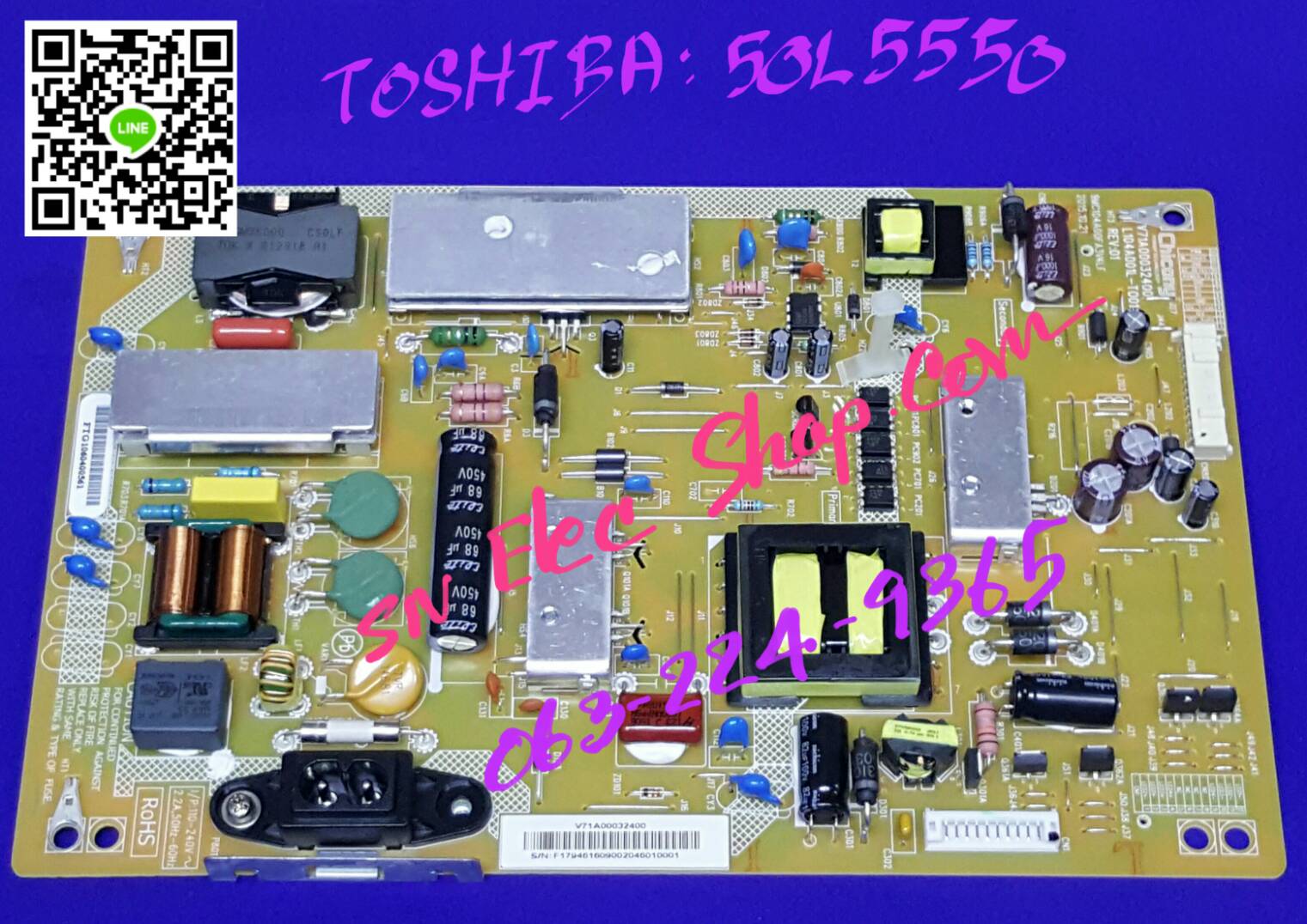 บอร์ดซัพพลาย TOSHIBA : 50L5550