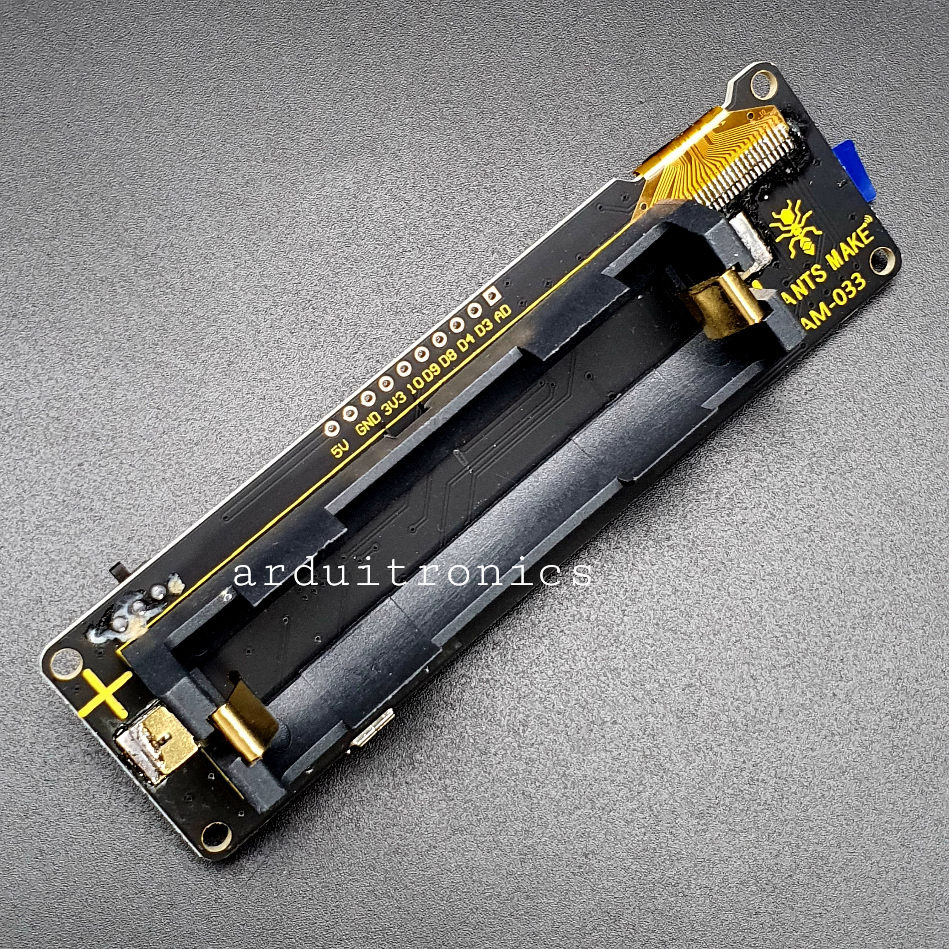 WeMos ESP8266 built-in 0.96" OLED and Battery Charging Circuit + Battery Socket 18650