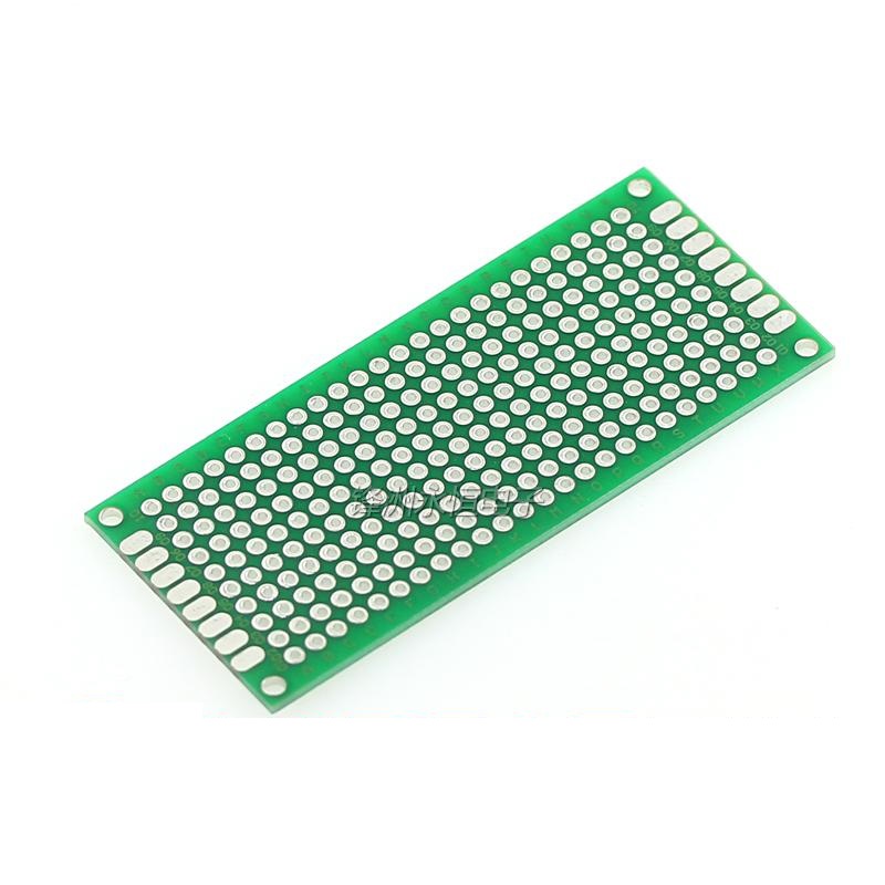 Through hole Universal Prototyping PCB Board size 3x7 cm (แผ่น PCB ไข่ปลา 2 หน้า)