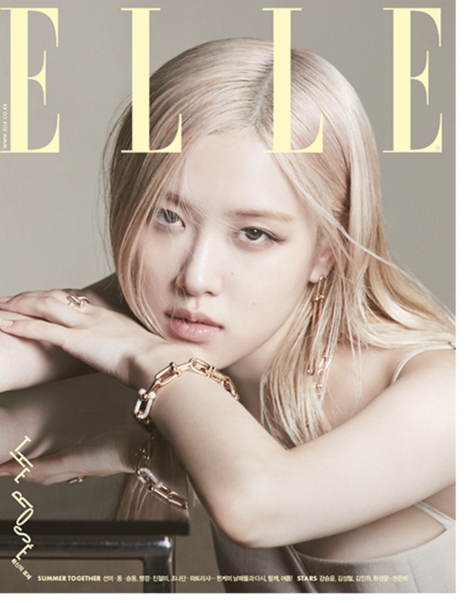 นิตยสาร ELLE 2022.06 หน้าปก Rose แบบ D ver + โปสเตอร์ พร้อมกระบอกโปสเตอร์ - ส่ง เรือ