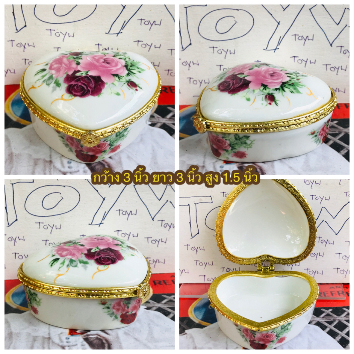 เริ่มต้น 120 บาท เก็บเก่า งานวินเทจตลับเซรามิค คละแบบคละลายคละขนาด ใส่ของใส่ยา ใ่ส่เครื่องประดับชิ้นเล็กๆ และของรักษ์อื่นๆ