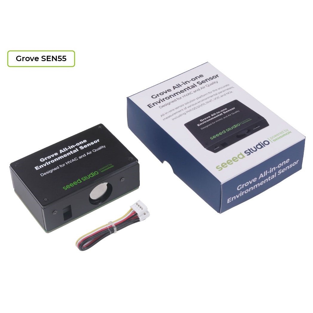 Grove - SEN55 All-in-one Environmental Sensor - NOx, VOC, RH, Temp, PM1.0/2.5/4/10 with Superior Accuracy and Lifetime (แท้จาก SeeedStudio)