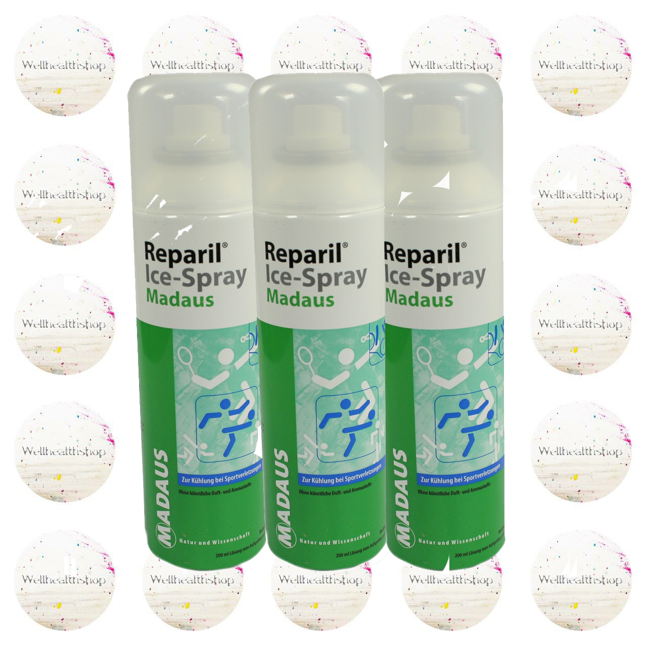 Reparil Ice spray เรพาริล ไอซ์ สเปรย์ บรรเทาอาการบาดเจ็บจากการเล่นกีฬา