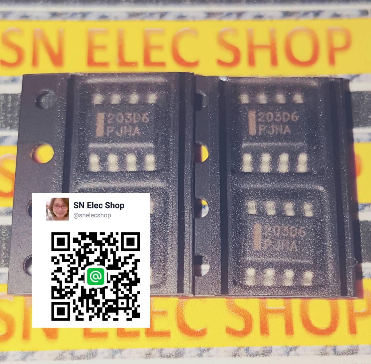 IC : 203D6 NCP1203D6 SOP8