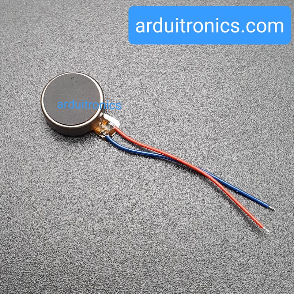 Coin Vibration Motor (ขนาด 10 x 3.4mm)