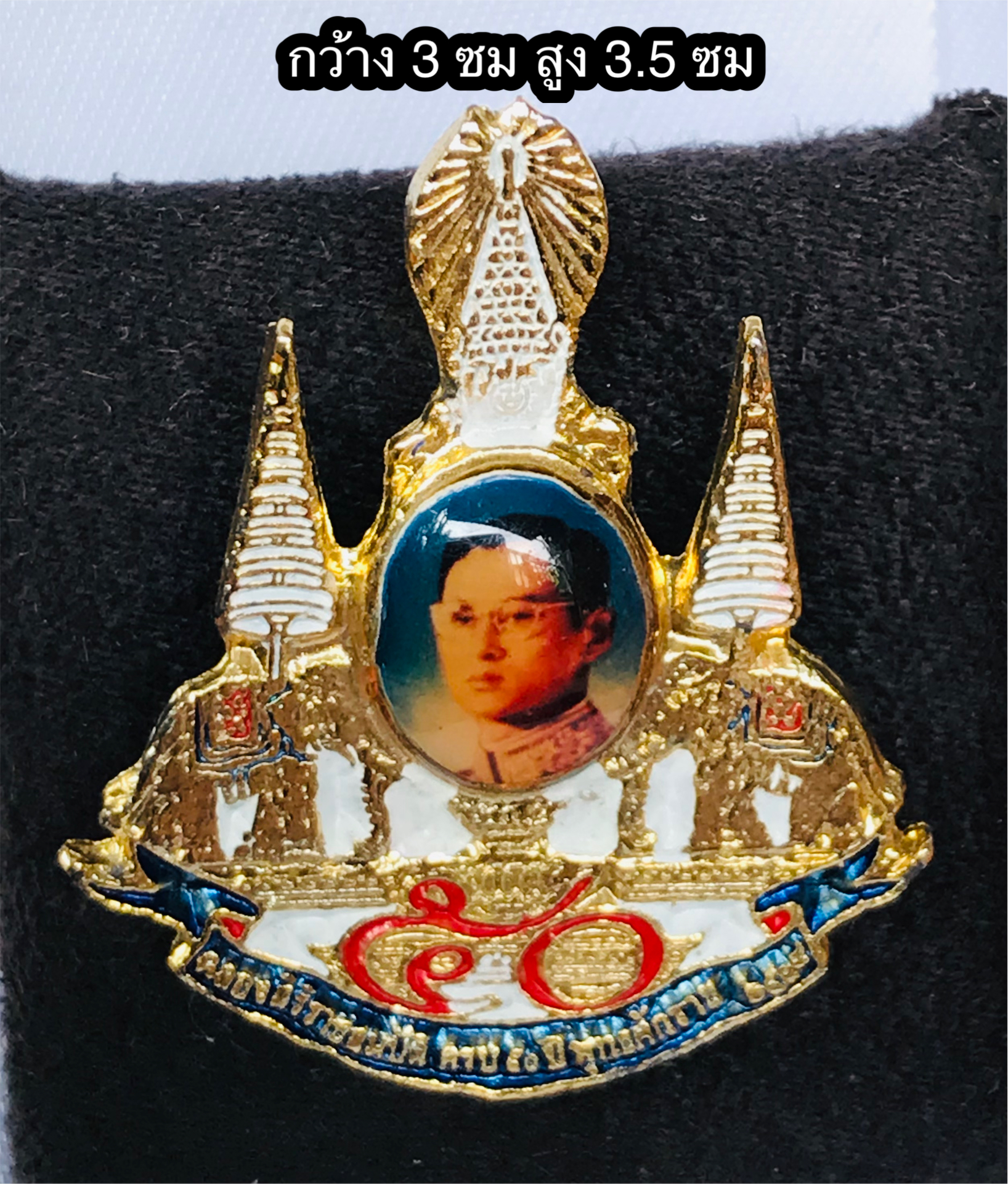 ชิ้นละ 350 บาท เก็บเก่า เข็มกลัดที่ระลึก ในหลวงรัชกาลที่ 9