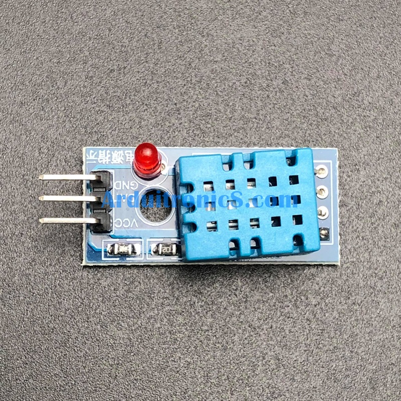 Temperature Sensor (DHT11) Module with Led สีแดง + Free Cable