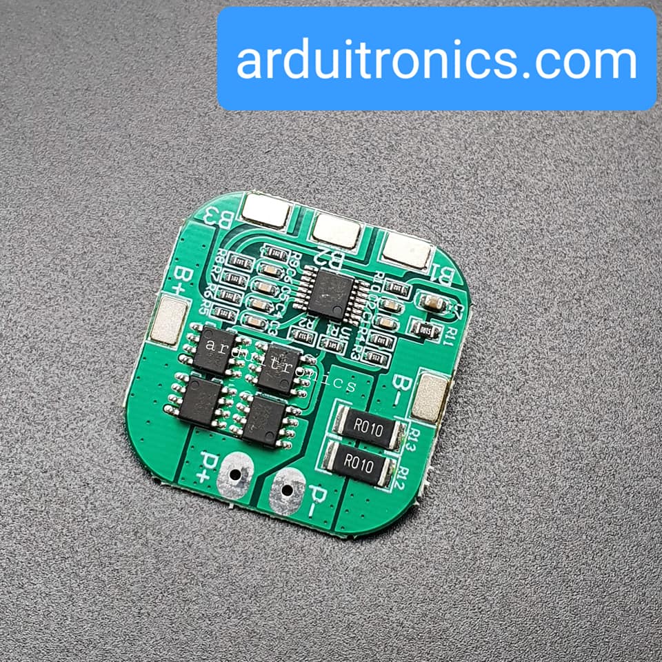 4-Series 18650 Lithium Battery Protection Module 14.8V 16.8V (max. Working Current 10A and max. Transient Current 20A)