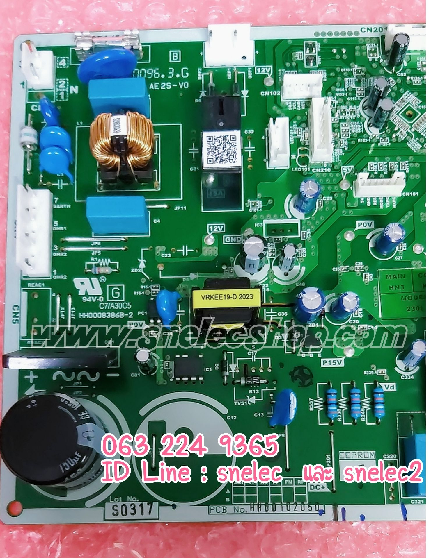 บอร์ดตู้เย็น พาร์ท PTR-H200PD*102 ใช้ได้กับ ตู้เย็น รุ่น R-H230PD และ R-H200PD