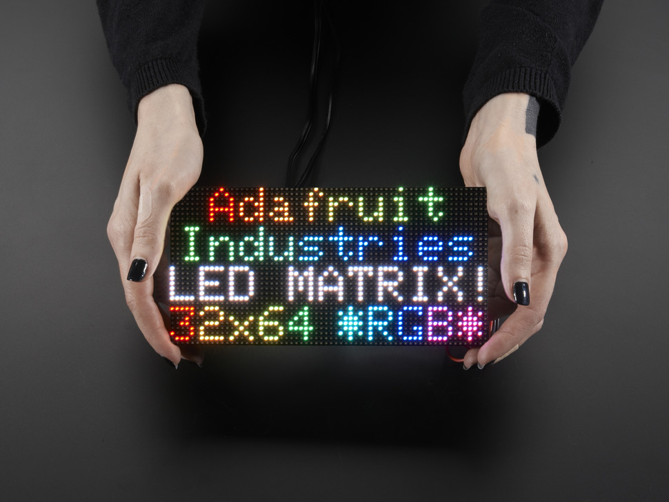 64X32 RGB LED Matrix Panel - 3mm Pitch (Adafruit)