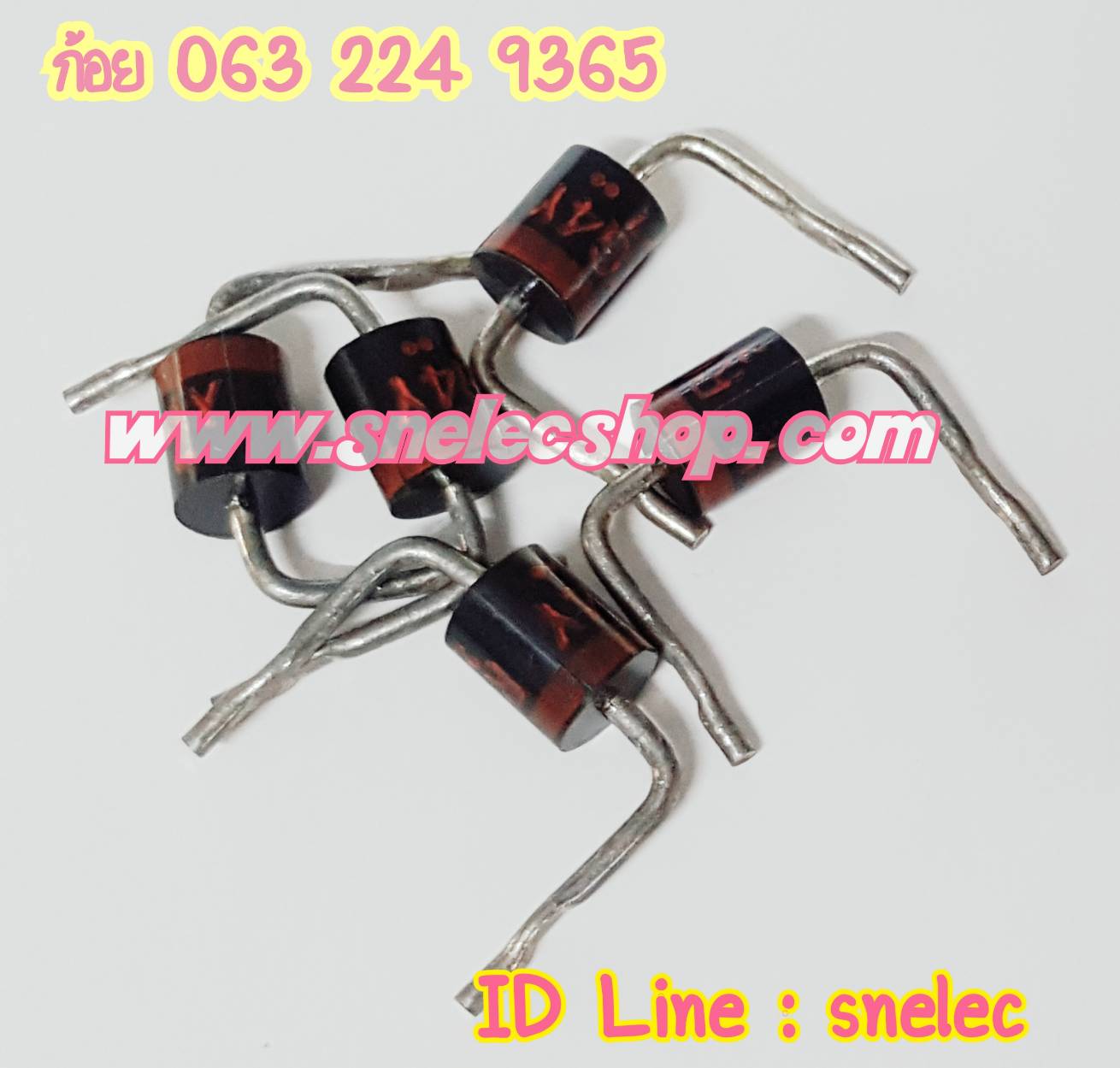 Diode : RG4Y แทน RU4ได้ แพ็คละ 4ตัว