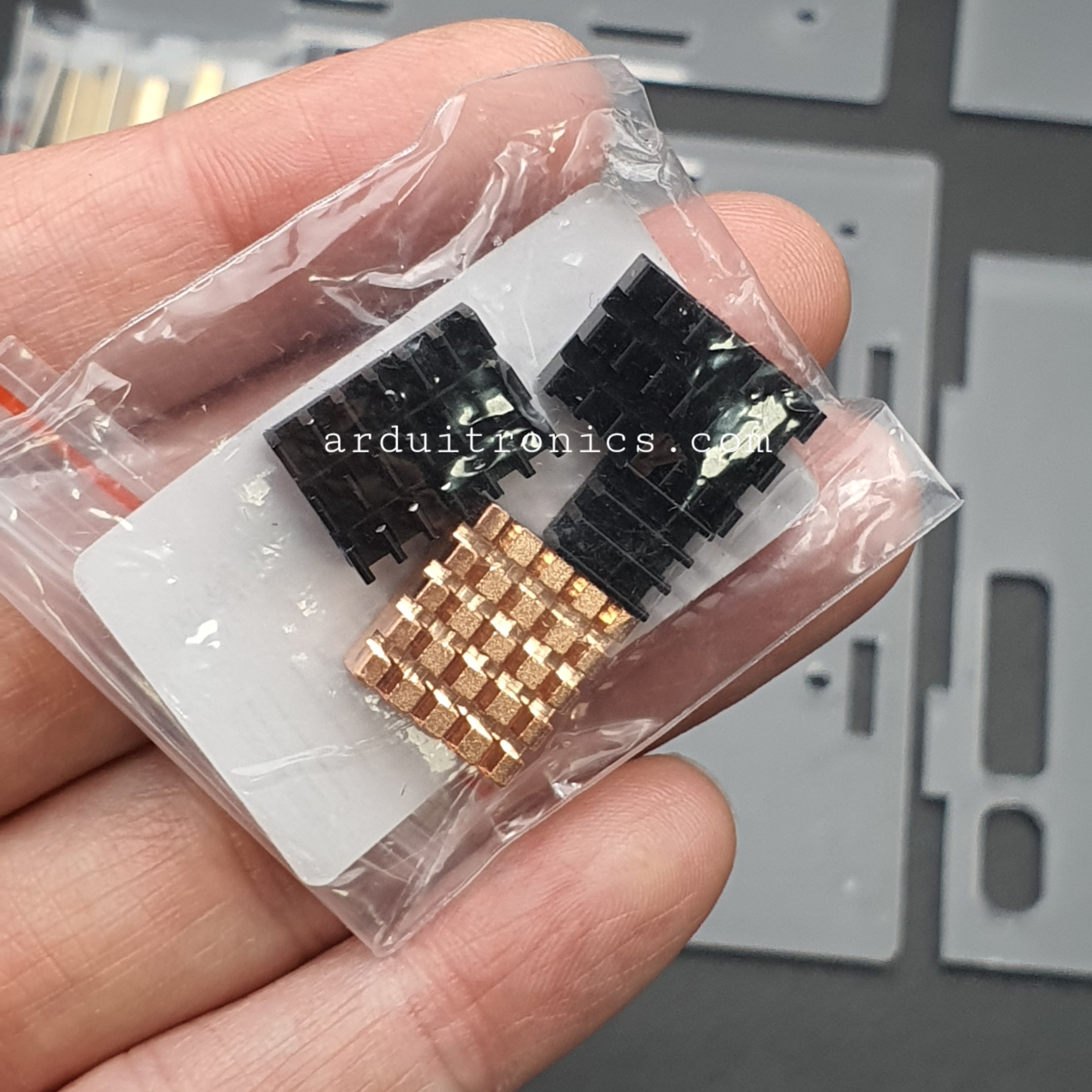 Raspberry Pi 5 Acrylic Case สีใส + cooling fan + copper-aluminum heat sink