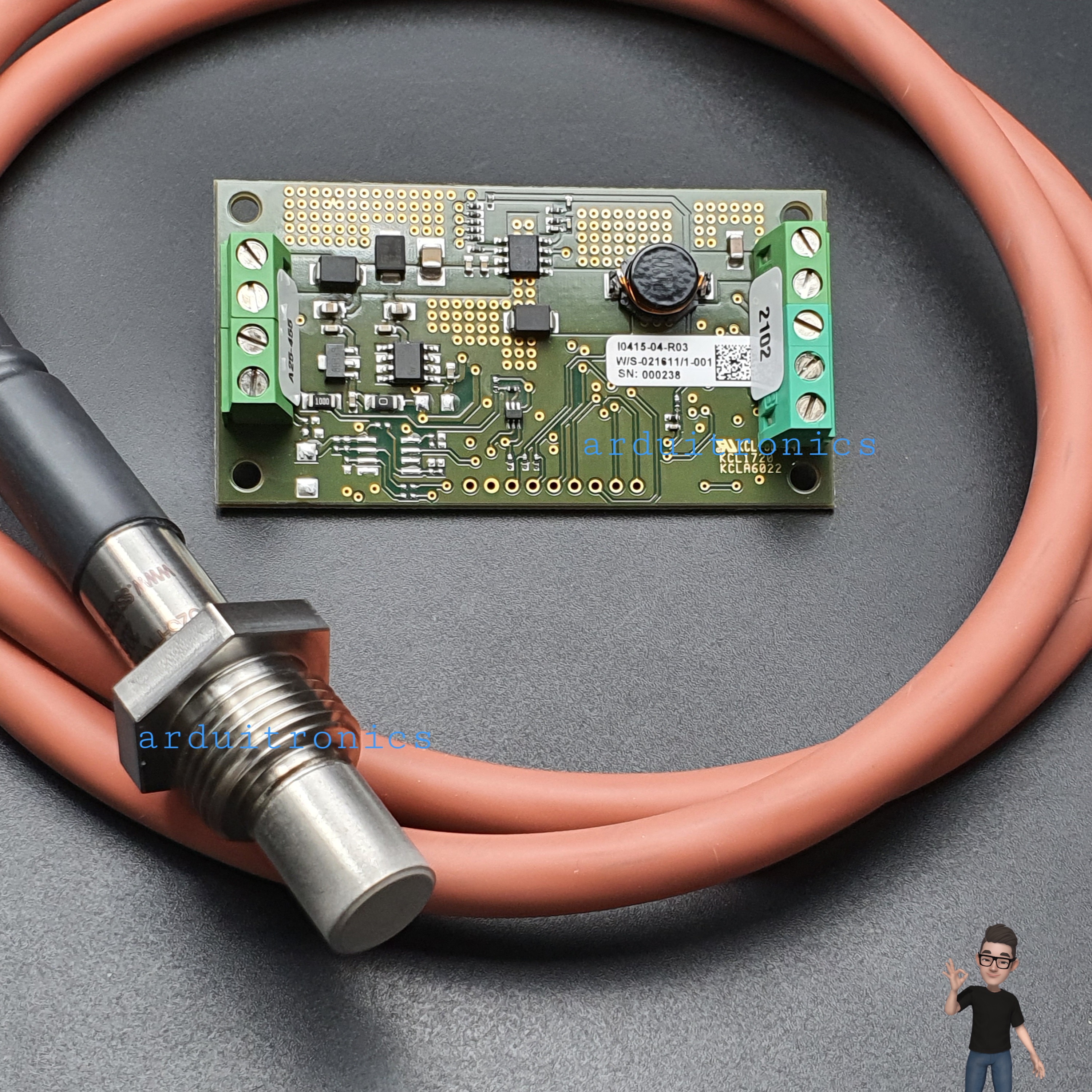 SST Oxygen Measurement System (Zirconium Dioxide (ZrO2) sensor O2S-FR-T2-18BM-C and Interface Board OXY-LC-A25-455)
