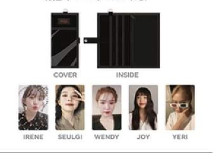 Red Velvet - ของหน้างานคอน Red Velvet 3rd Concert La Rouge Official MD -Ticket holder + photocard set ระบุชื่อ