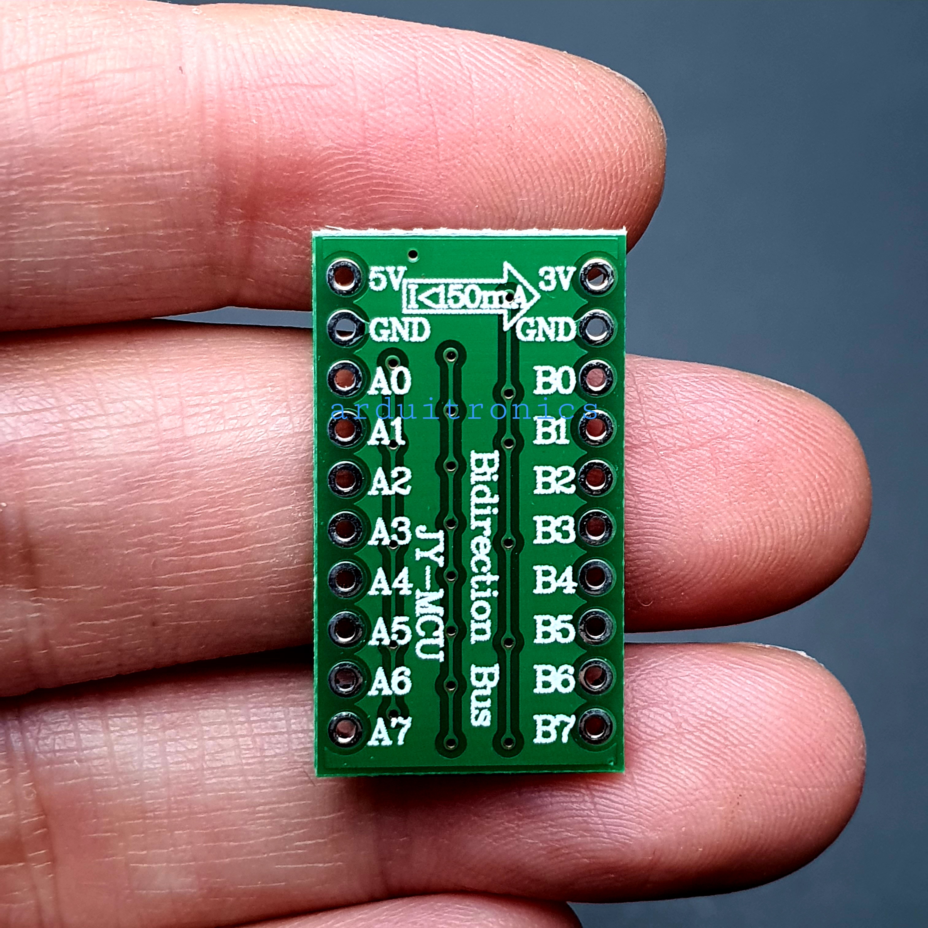 8-Channel Bi-directional Logic Level Converter 3V to 5V (หรือ 5V to 3V) - Green PCB