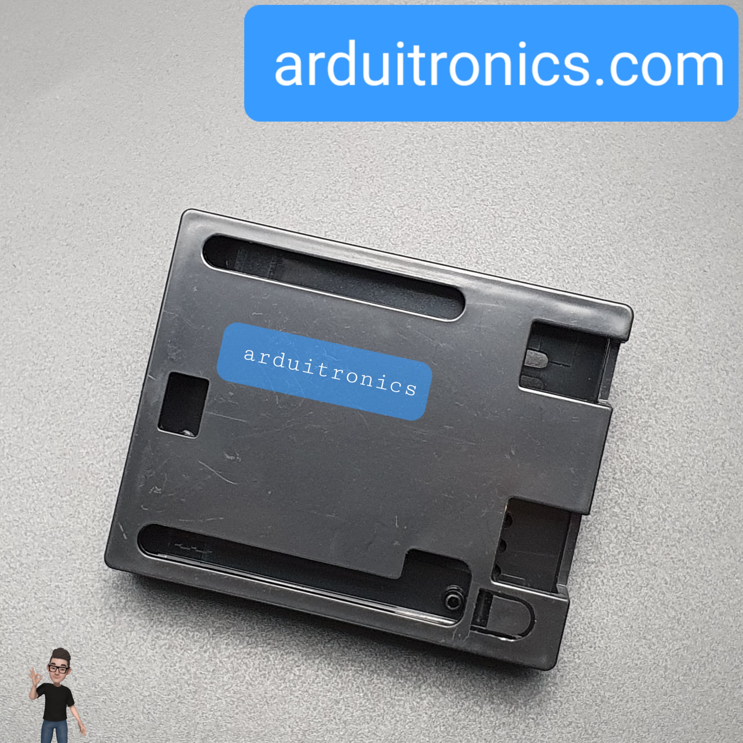 Black - Arduino UNO R3 ABS Case Box