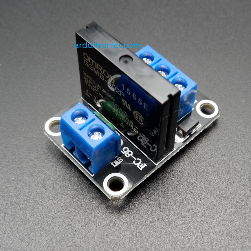 1 Channel 5V Solid State Relay (SSR) High Level Trigger with Fuse 250V 2A