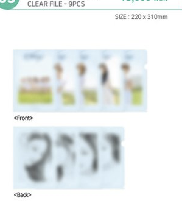 ของหน้าคอน LOVELYZ 2017 Summer Concert <Alwayz> Goods -Clear file set แฟ้ม