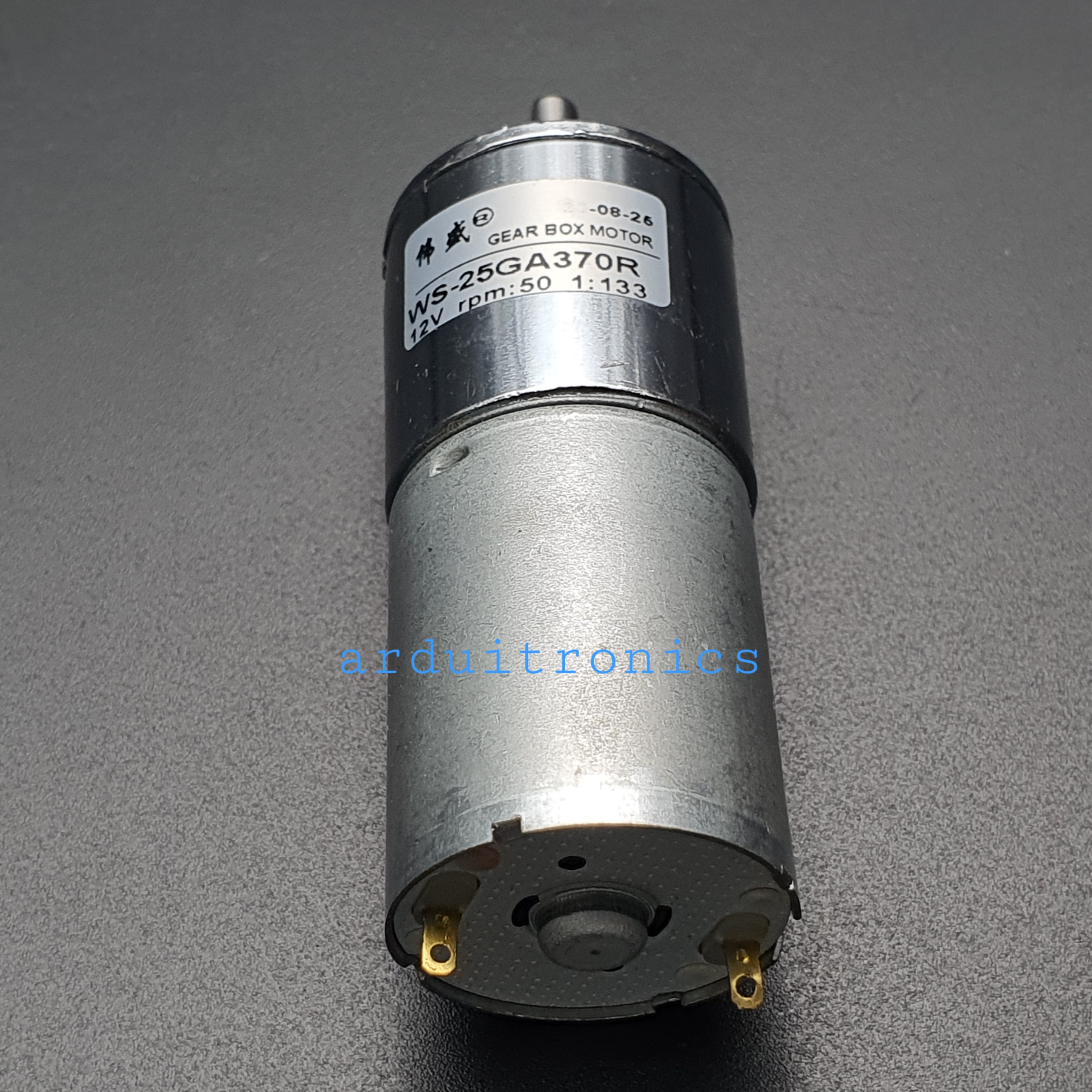 DC Motor Model 25GA370R มอเตอร์เกียร์ แกนกลาง รุ่น25 DC 12V:50RPM 25GA370R-12V-50