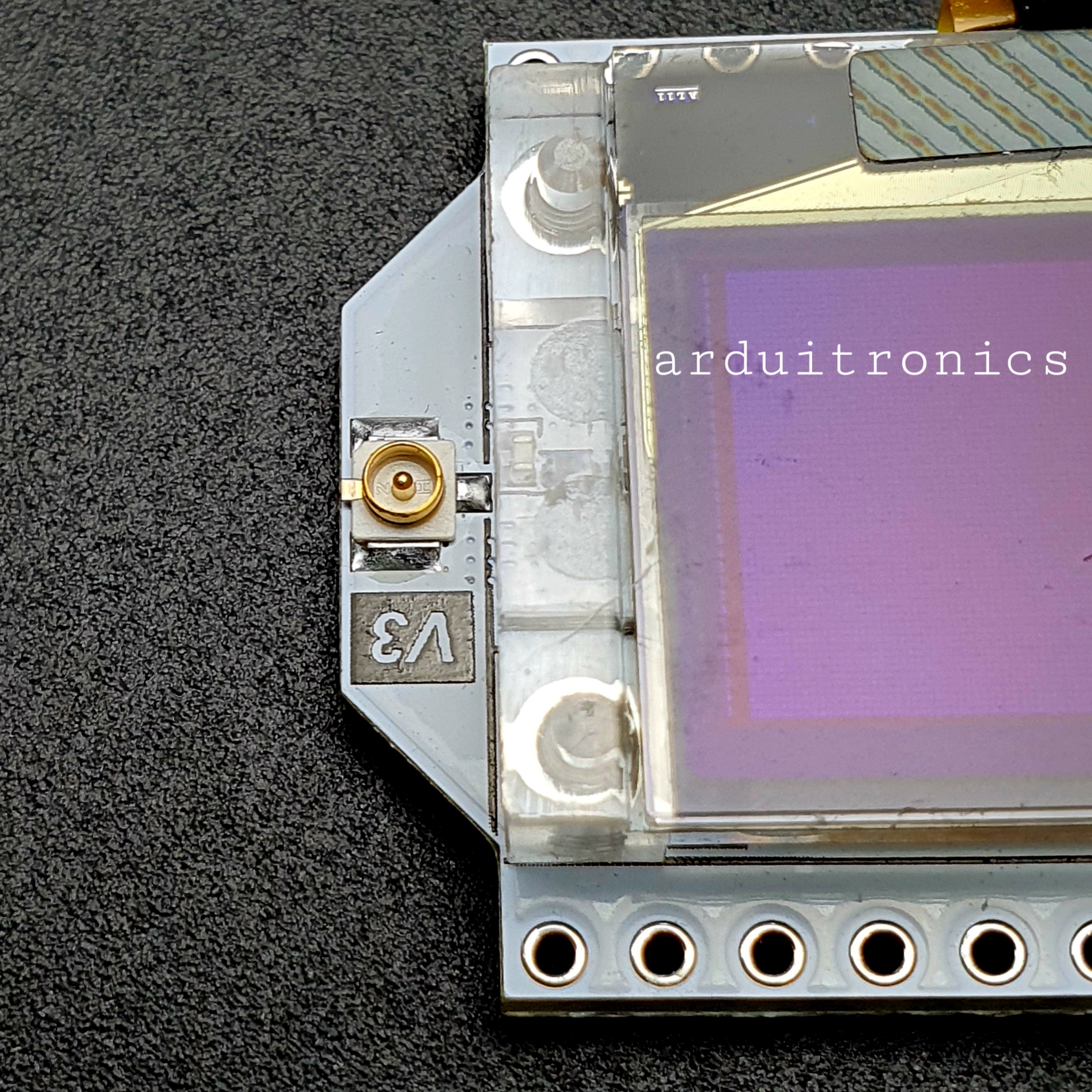 [Upgraded Version] LoRa 433MHz SX1262 + WiFi ESP32 + OLED 0.96" - พร้อมสายอากาศ (PCB ขาว)