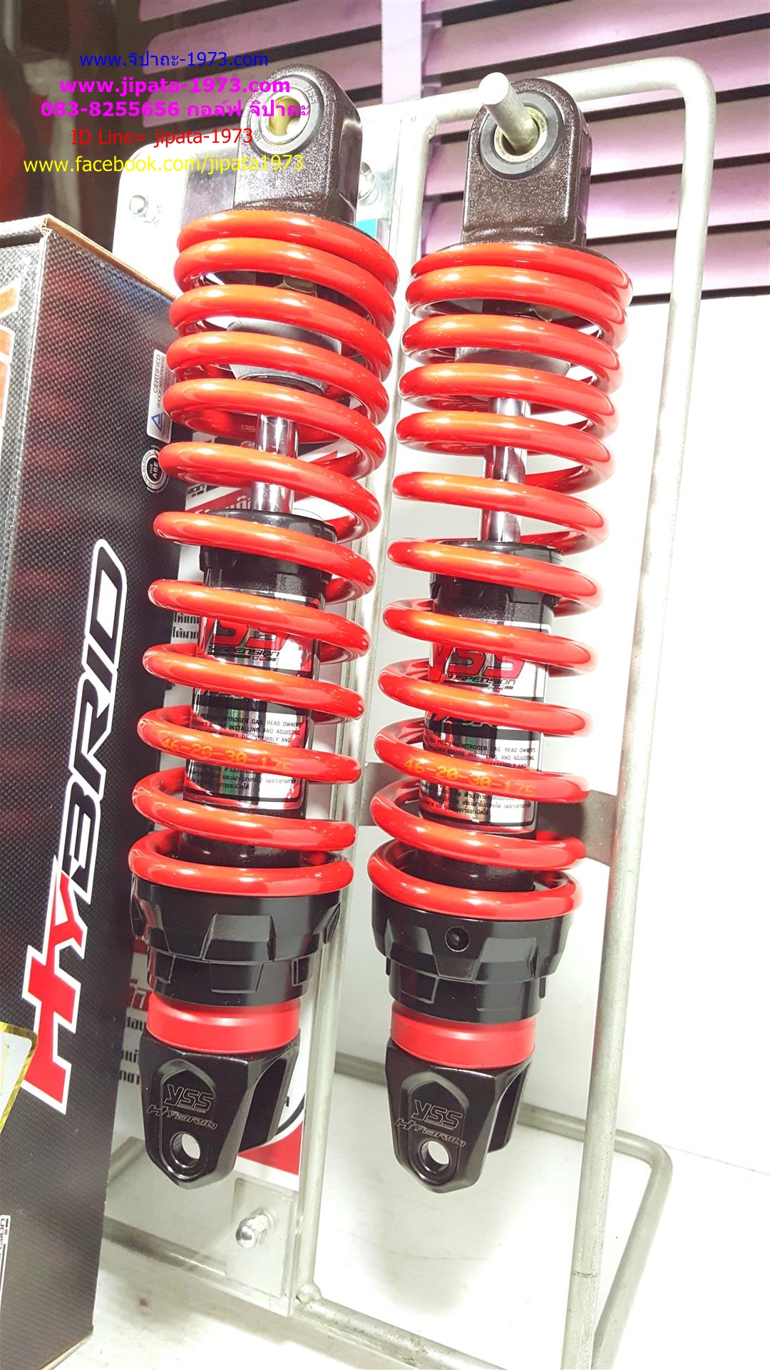 (Nouvo)โช้คอัพหลังคู่ YSS รุ่น DTG (ไฮบริด) สำหรับ Yamaha Nouvo