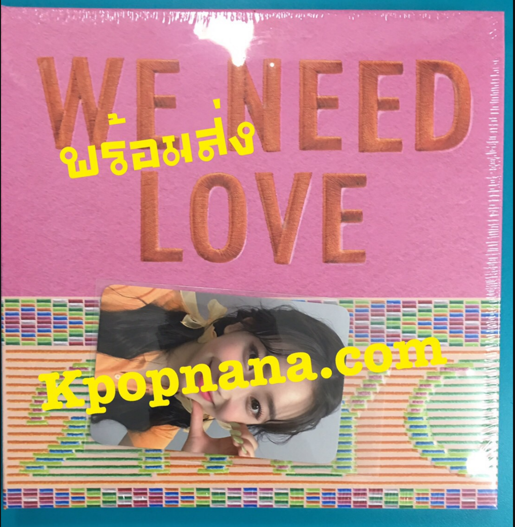 STAYC -스테이씨 (STAYC) - WE NEED LOVE - ปก Love ver + โปสเตอร์ พร้อมกระบอกโปสเตอร์ - พร้อมส่ง