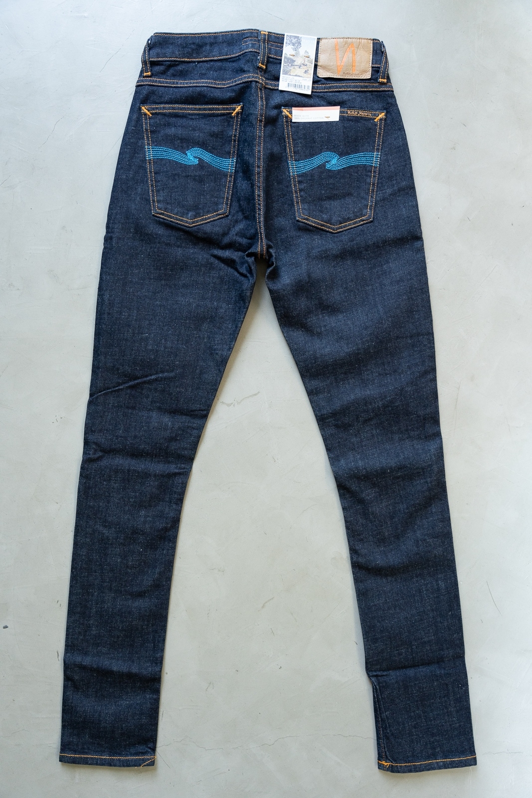 Skinny Lin Rinsed Twill Blue [RARE] ยีนส์ผ้าดิบแช่น้ำ