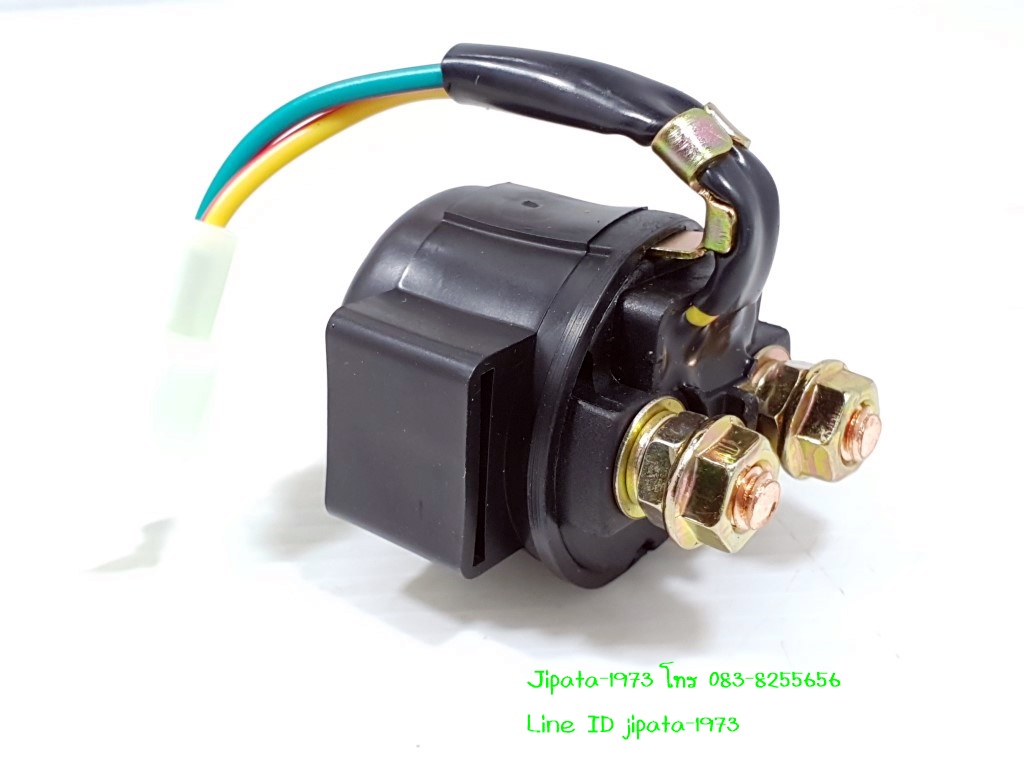 (Step 125) รีเลย์สตาร์ทแบบ 2 สาย สามารถใช้กับ Lifan ,แพลตินั่ม,GPX,Step 125 และรุ่นอื่นๆ งานเกรดเอ