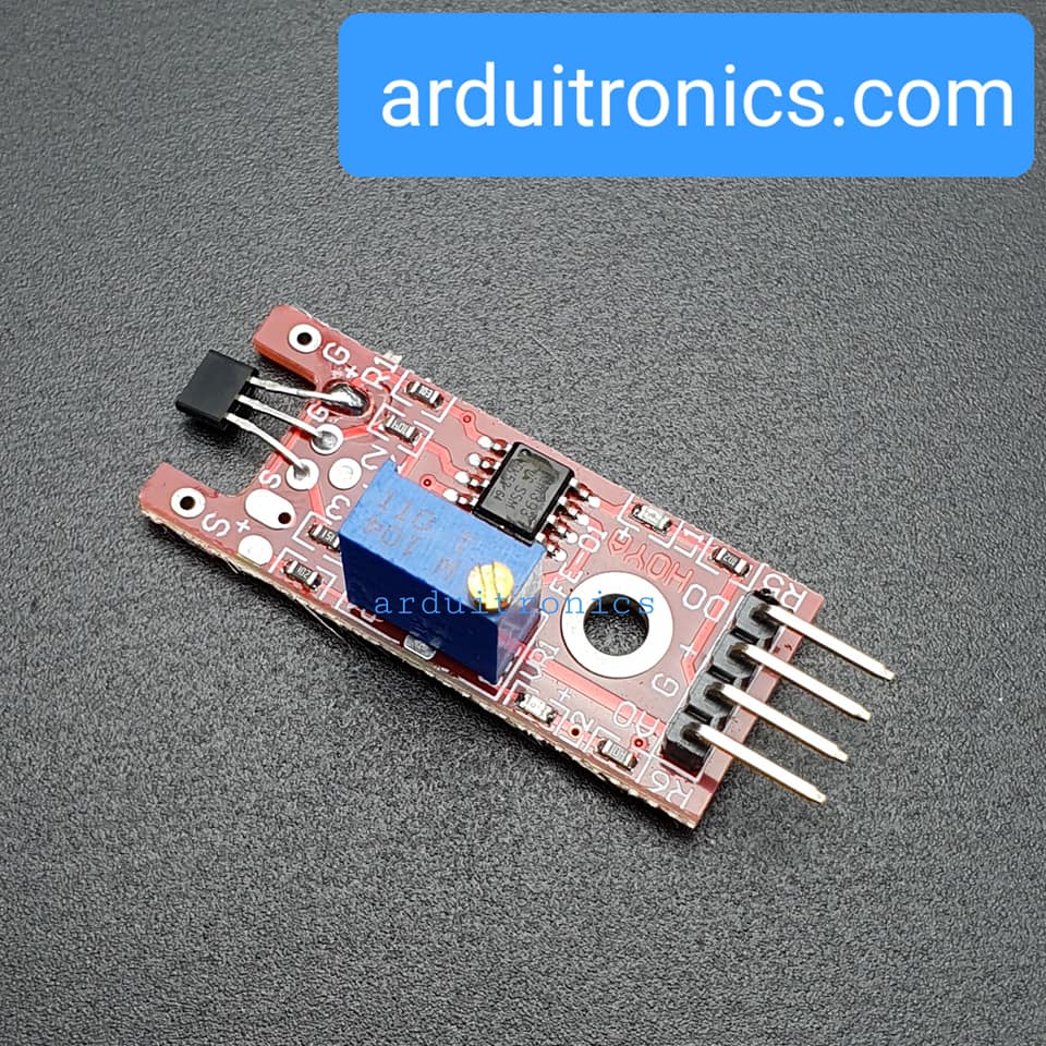 Hall Sensor Magnetic Sensor Module Linear Magnetic Hall Sensor KY-024 เซนเซอร์ตรวจจับโลหะ Arduino