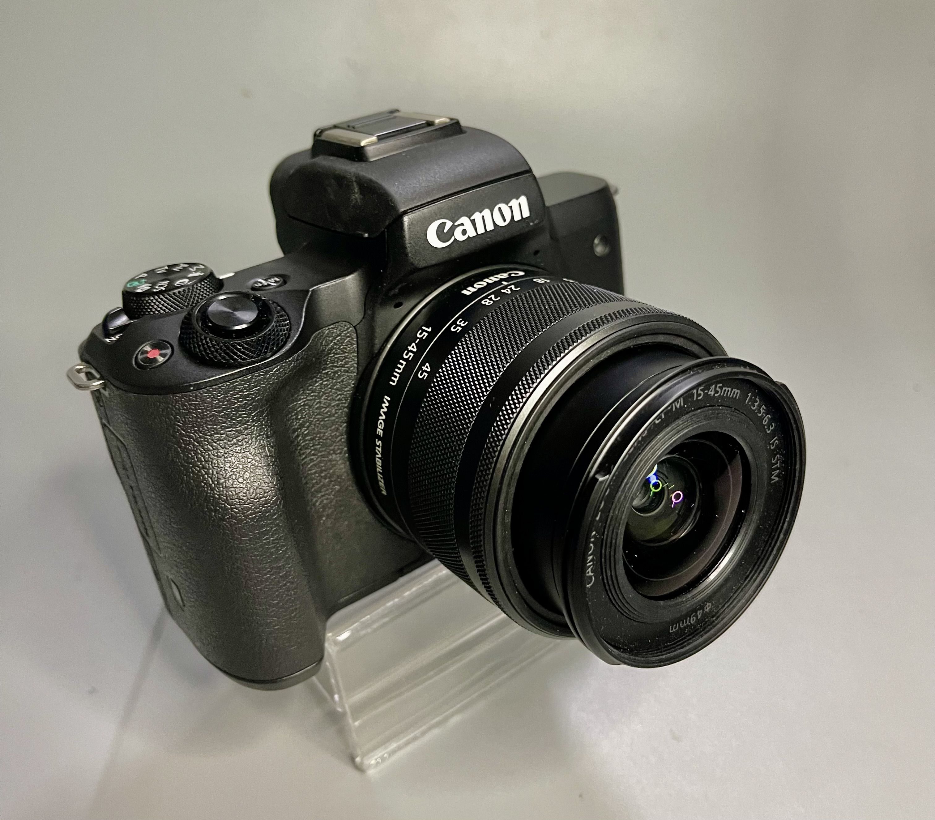 Canon EOS M50 mark II EF-M 15 45mm IS STM 24.1MP 4K มือสองสภาพสวย เหมือนใหม่ใช้น้อย shutter 2xxx