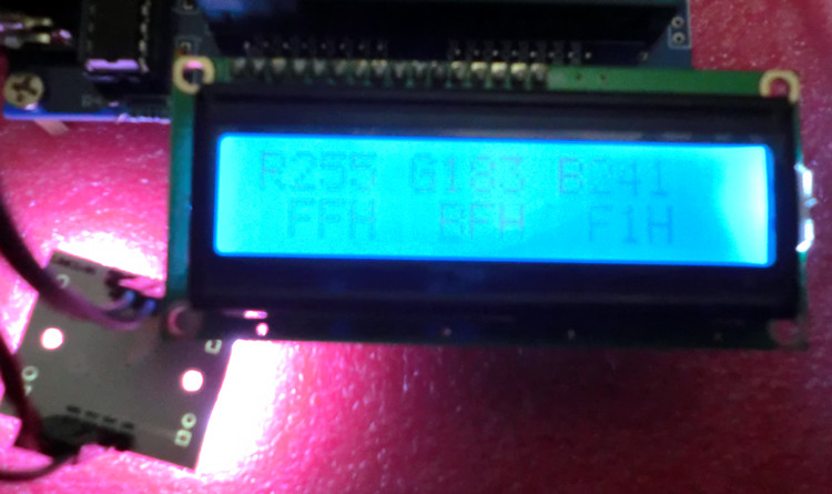 RGB Colour Sensor (TCS230/TCS3200) Black PCB สำหรับ Arduino