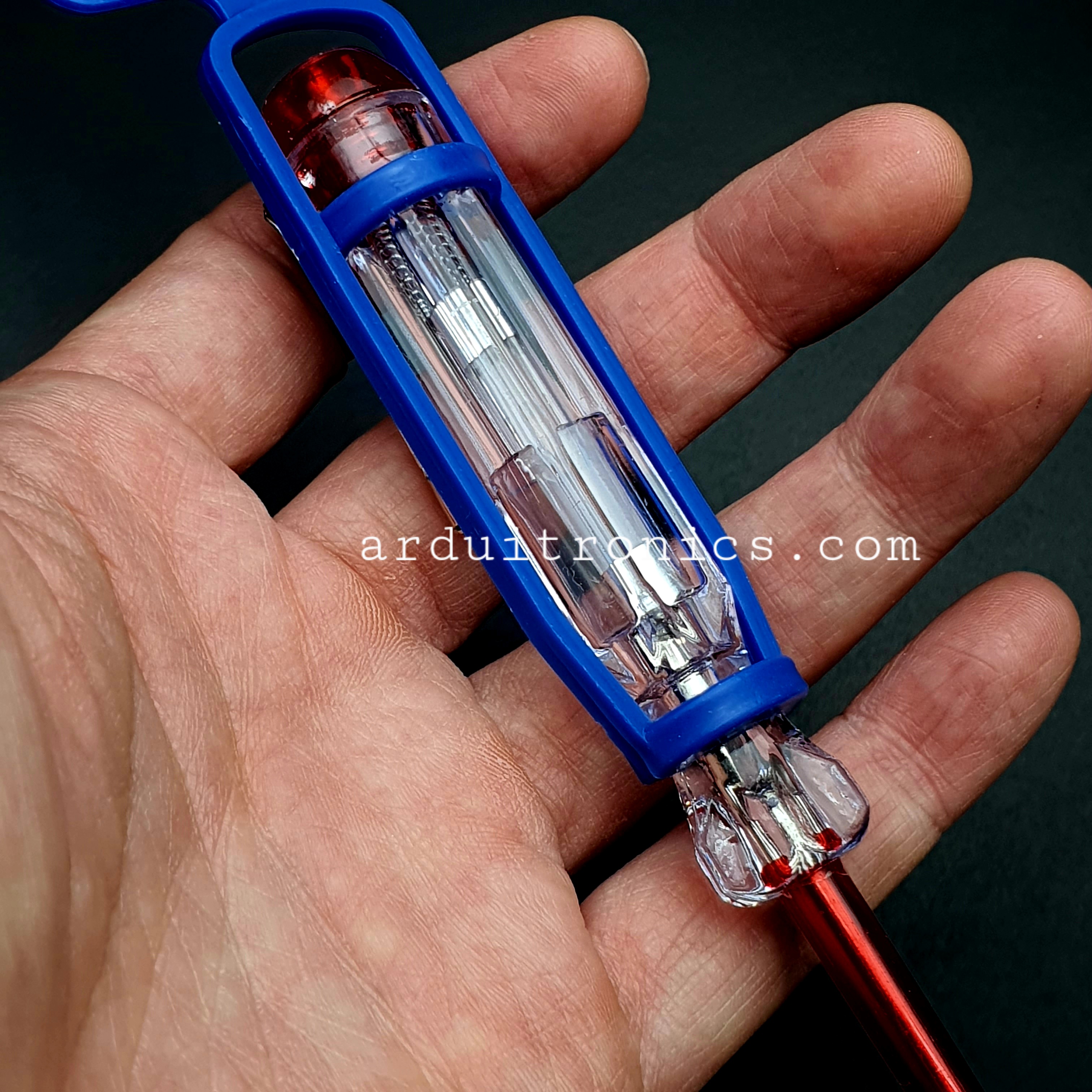 ไขควงวัดไฟปากแบน 3X52mm (AC 100V- 500V)