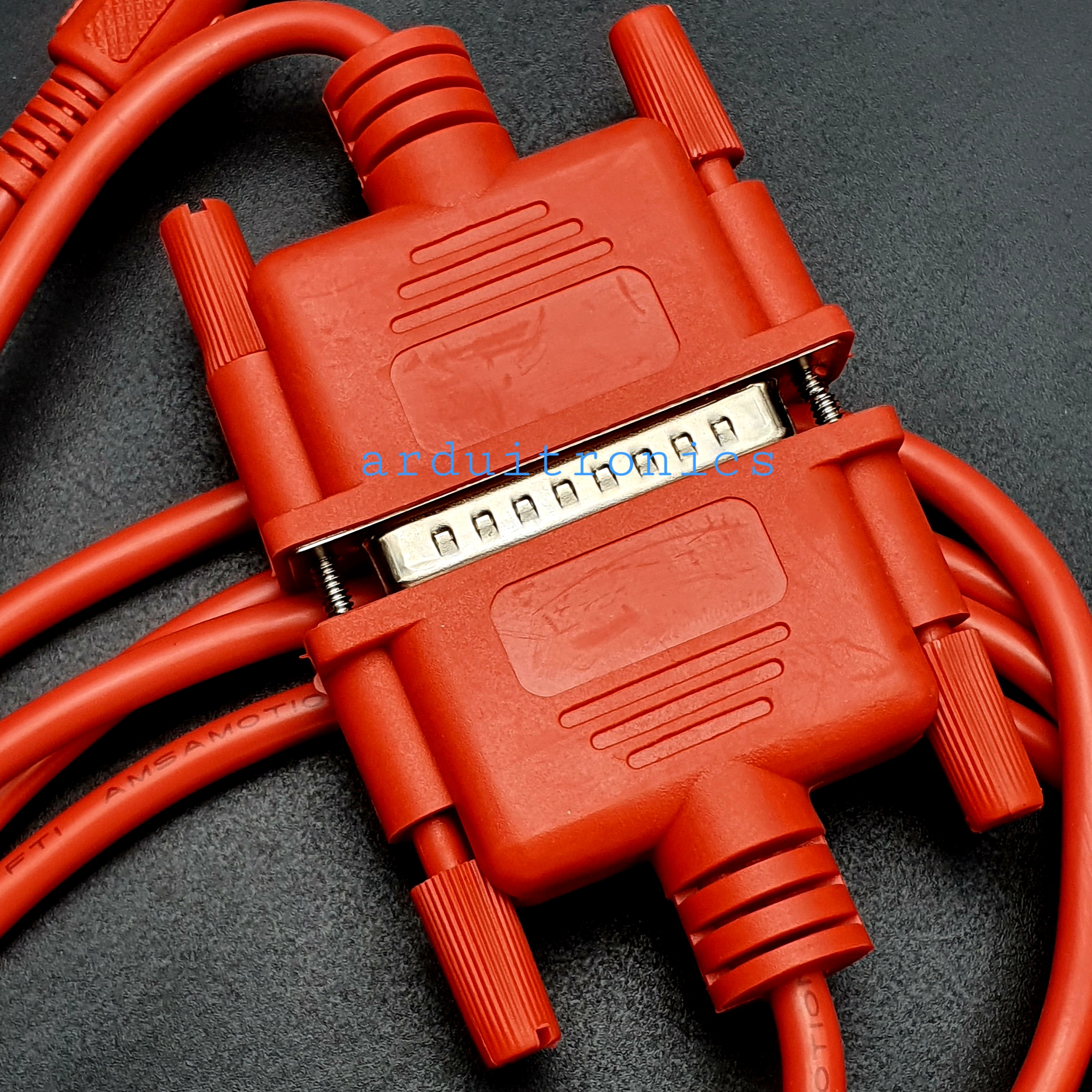 SC-09 SC09 FX Series PLC Programming Cable ขนาด 2 เมตร สีแดง